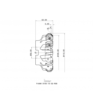 F45NM D100-10-32-R08