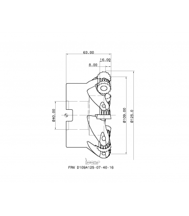 FRW D109A125-07-40-16