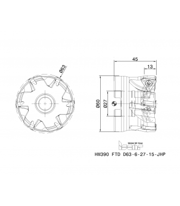 HM390 FTD D63-6-27-15-JHP