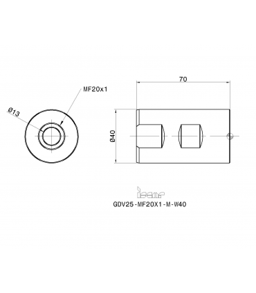 GDV25-MF20X1-M-W40