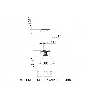 MT LNHT 1403 14NPTF   908