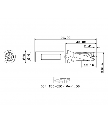 D3N 135-020-16A-1.5D