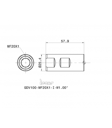 GDV100-MF20X1-I-W1.00"