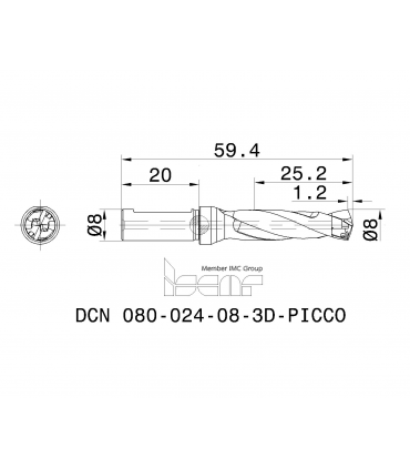 DCN 080-024-08-3D-PICCO