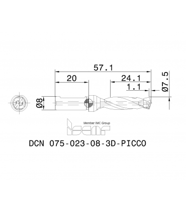 DCN 075-023-08-3D-PICCO