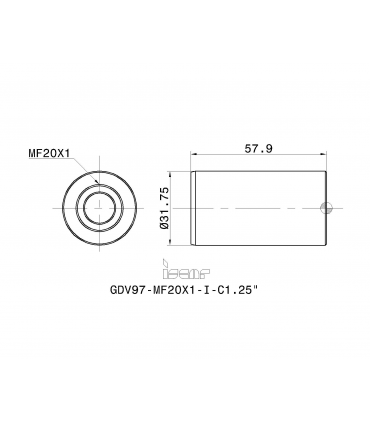 GDV97-MF20X1-I-C1.25"