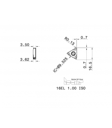 16EL 1.00 ISO      IC908