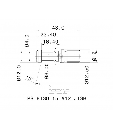 PS BT30 15 M12 JISB