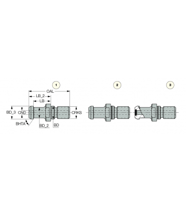 PS BT40 15 M16 JISOB