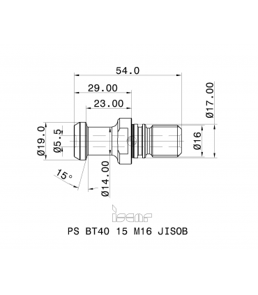 PS BT40 15 M16 JISOB