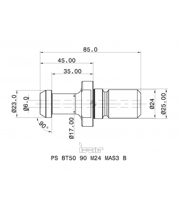 PS BT50 90 M24 MAS3 B