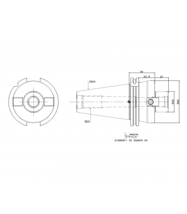 DIN69871 50 SEM40X 50