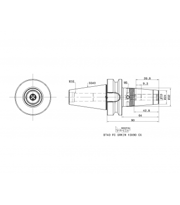 BT40 FC SRKIN 10X90 CX