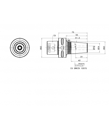C5 SRKIN 10X75