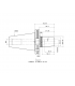 DIN69871 50 SRKIN 18X 80