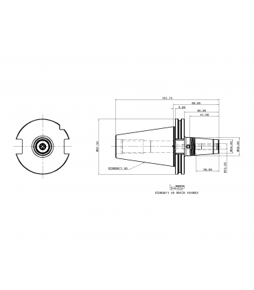 DIN69871 50 SRKIN 10X80CX