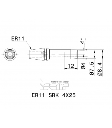 ER11 SRK 4X25