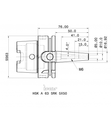 HSK A63 SRK 5X50
