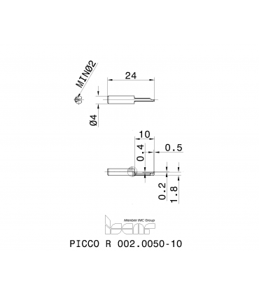 PICCO R 002.0050-10 IC908