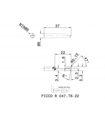 PICCO R 047.T6-22 IC908