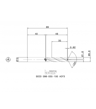 SCCD 098-035-100 ACF3 IC608