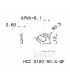 HCC D120-R0.5-QF IC908