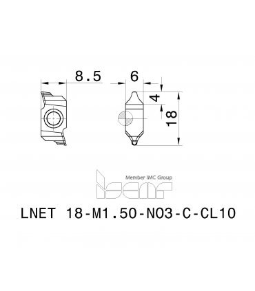 LNET 18-M1.50-NO3-C-CL10 IC908