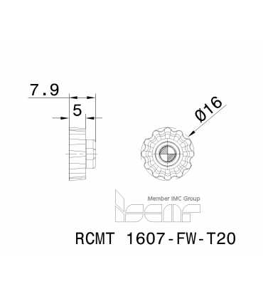 RCMT 1607-FW-T20 IC928