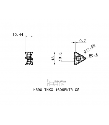 H690 TNKX 1606PNTR-CS IC830
