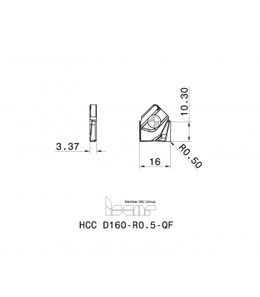 HCC D160-R0.5-QF IC908