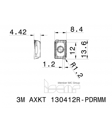 3M AXKT 130412R-PDRMM IC928