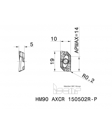 HM90 AXCR 150502R-P IC08