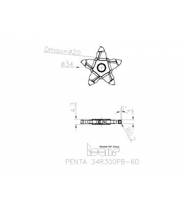 PENTA 34R300PB-6D IC908