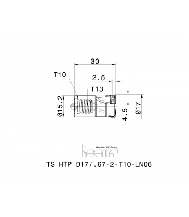 TS HTP D17/.67-2-T10-LN06