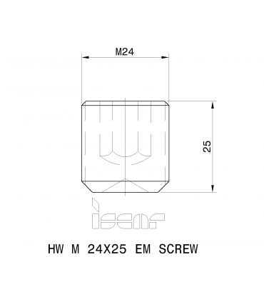 SR M24X2X25 DIN1835-B