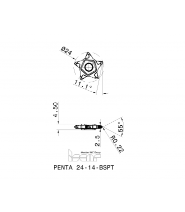 PENTA 24-14-BSPT   IC908