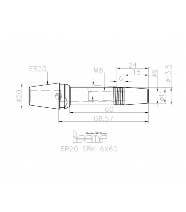 ER20 SRK 6X60
