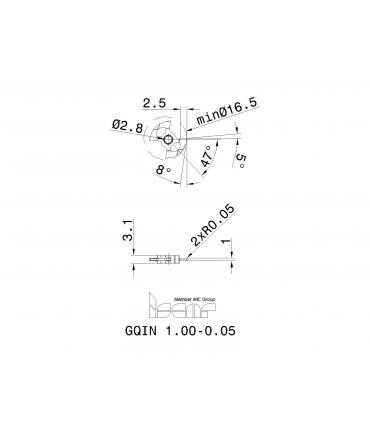 GQIN 1.00-0.05 IC808G