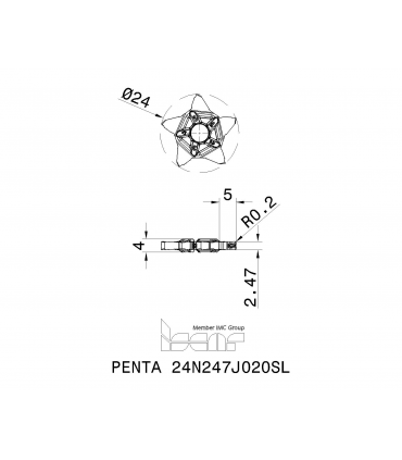 PENTA 24N247J020SL IC808G