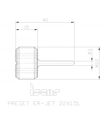 PRESET ER-JET 22X1.5L