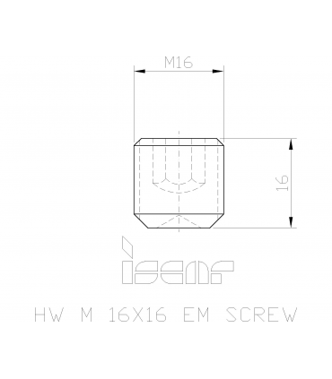 SR M16X16 DIN1835-B