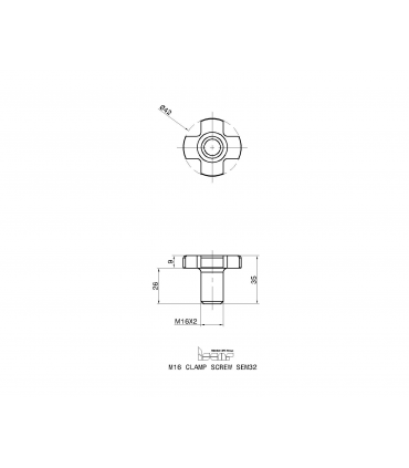 M16 CLAMP SCREW SEM32