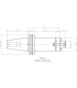 DIN69871 40 SEMC 22X100