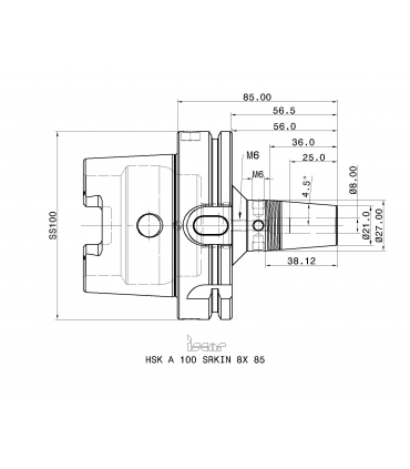 HSK A100 SRKIN8X85