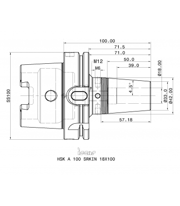 HSK A100 SRKIN18X100
