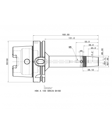 HSK A100 SRKIN6X160
