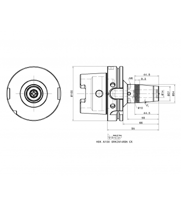 HSK A100 SRKIN14X95 CX