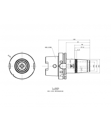 HSK A100 SRKIN32X120 CX