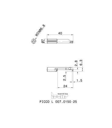 PICCO L 007.0150-25 IC228