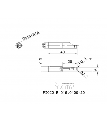 PICCO R 016.0400-20 IC1008